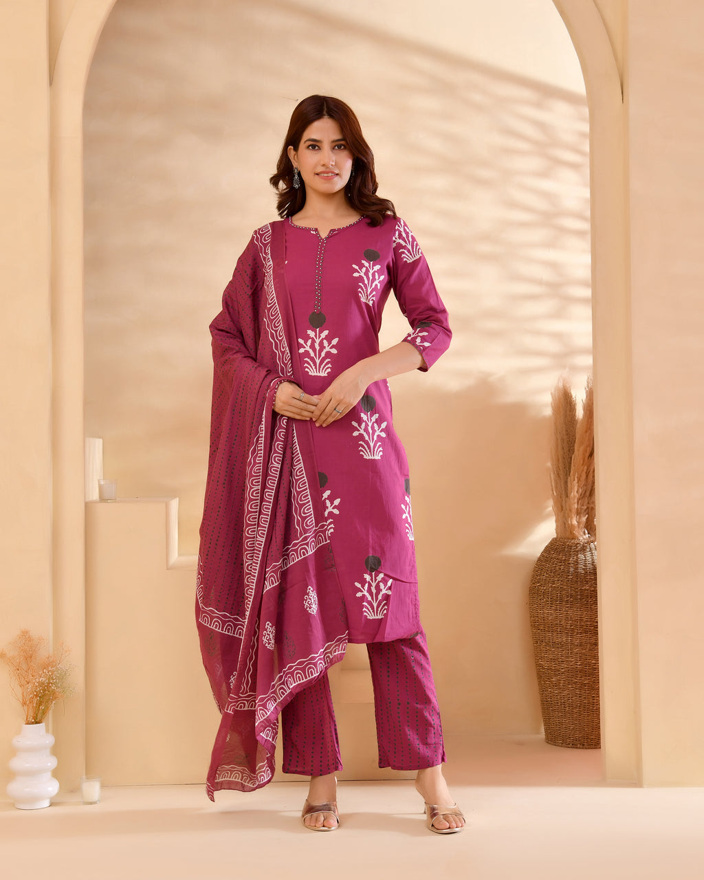 Arunya Cotton Kurta Set