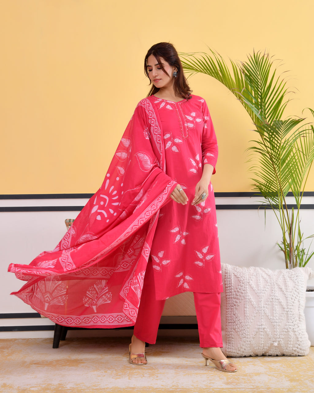Pallavi Cotton Kurta Set