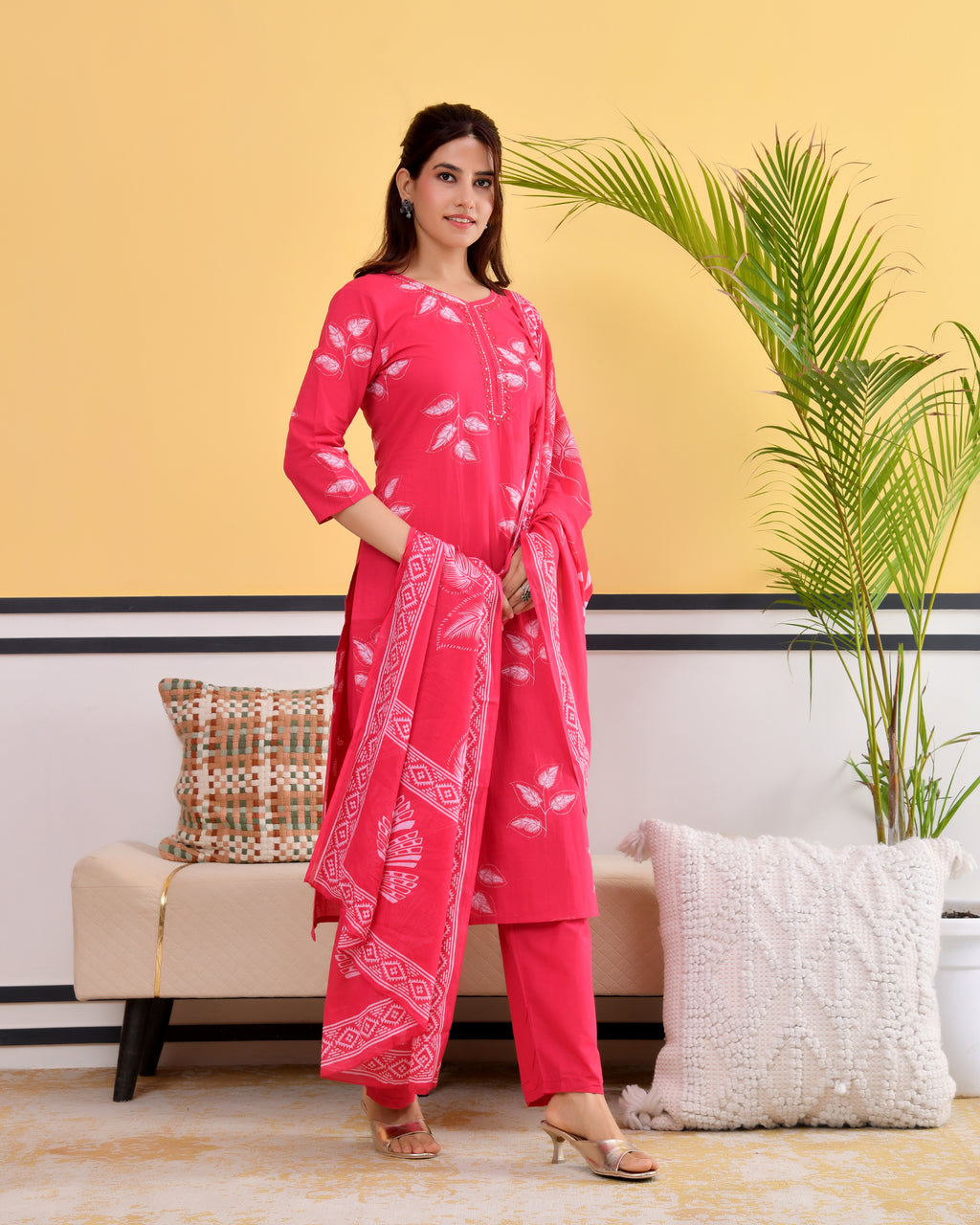Pallavi Cotton Kurta Set