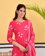 Pallavi Cotton Kurta Set