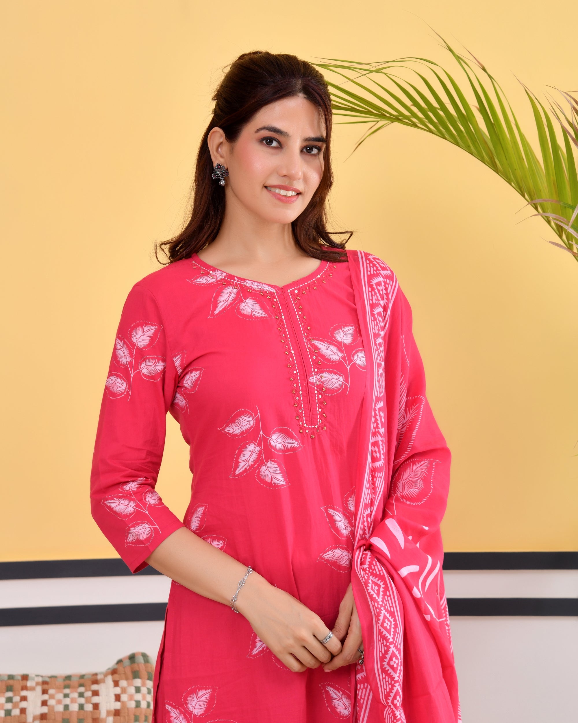 Pallavi Cotton Kurta Set