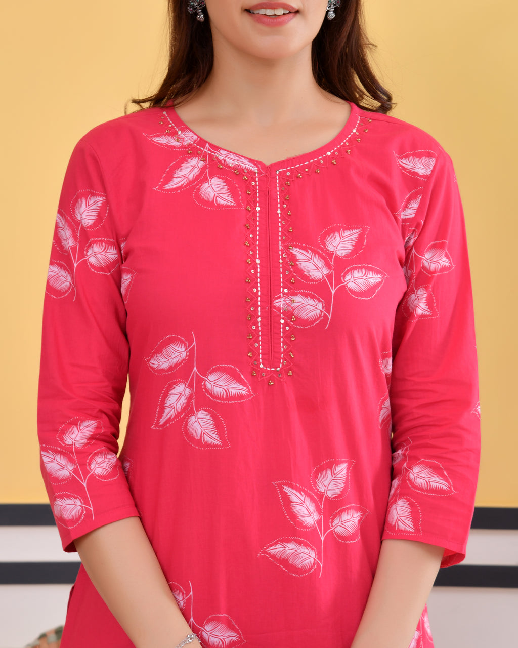 Pallavi Cotton Kurta Set