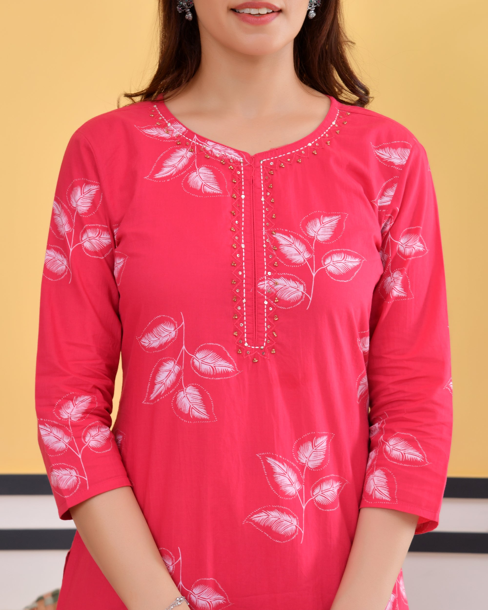 Pallavi Cotton Kurta Set