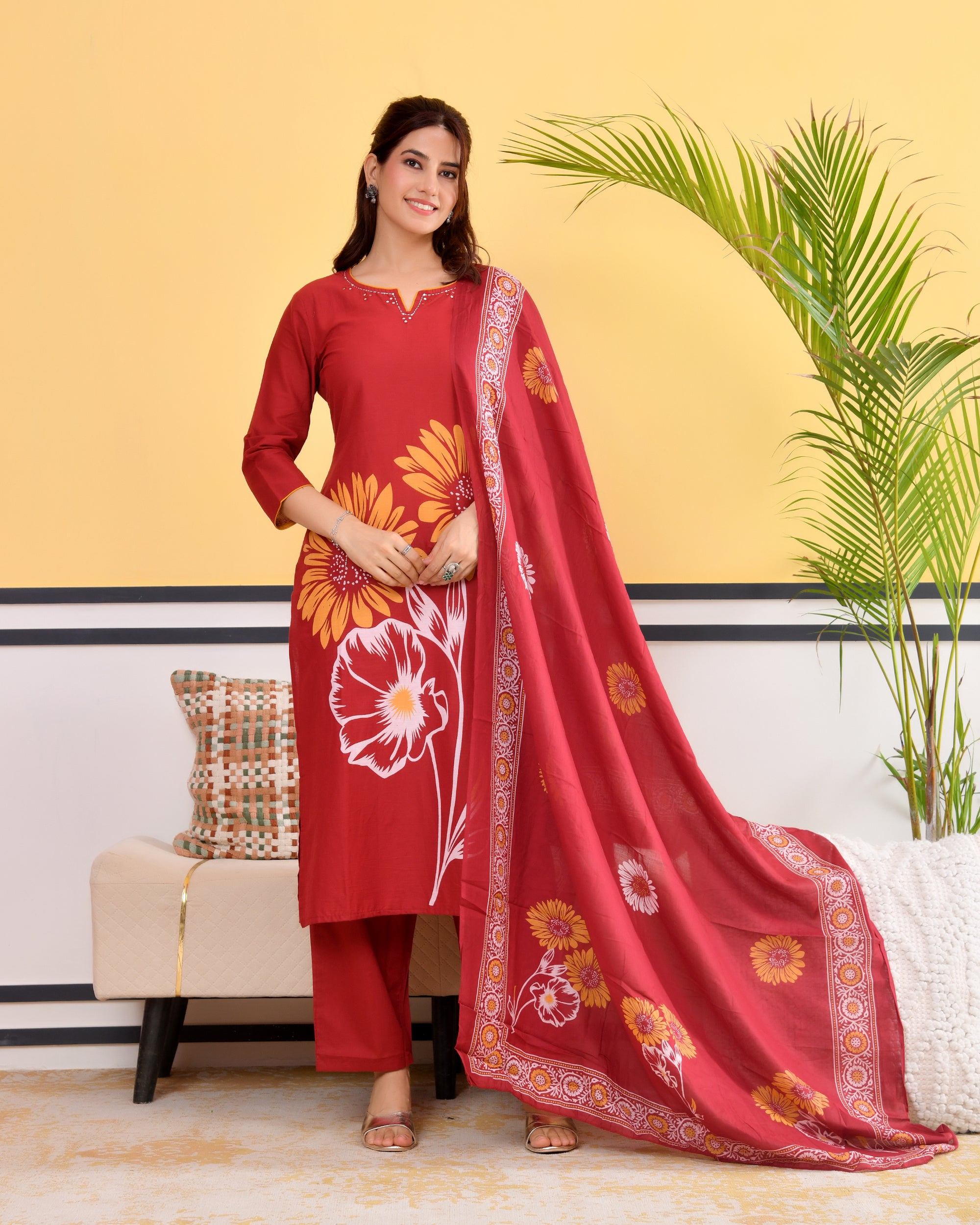 Bahaar Cotton Kurta Set