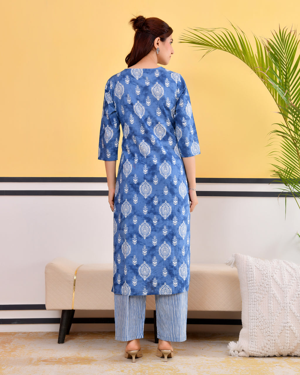 Chhaap Cotton Kurta Set