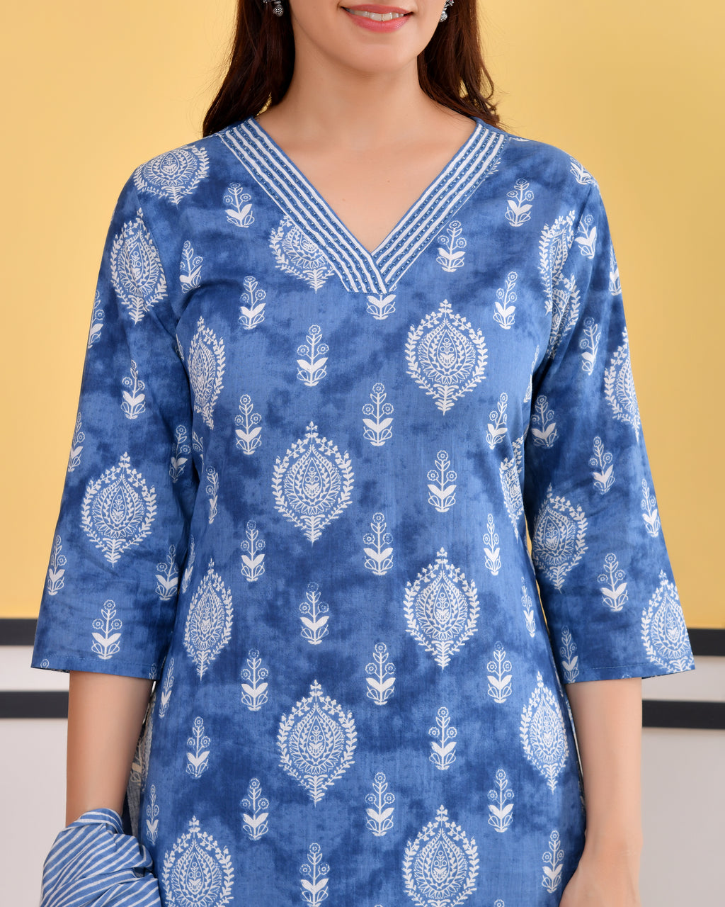 Chhaap Cotton Kurta Set