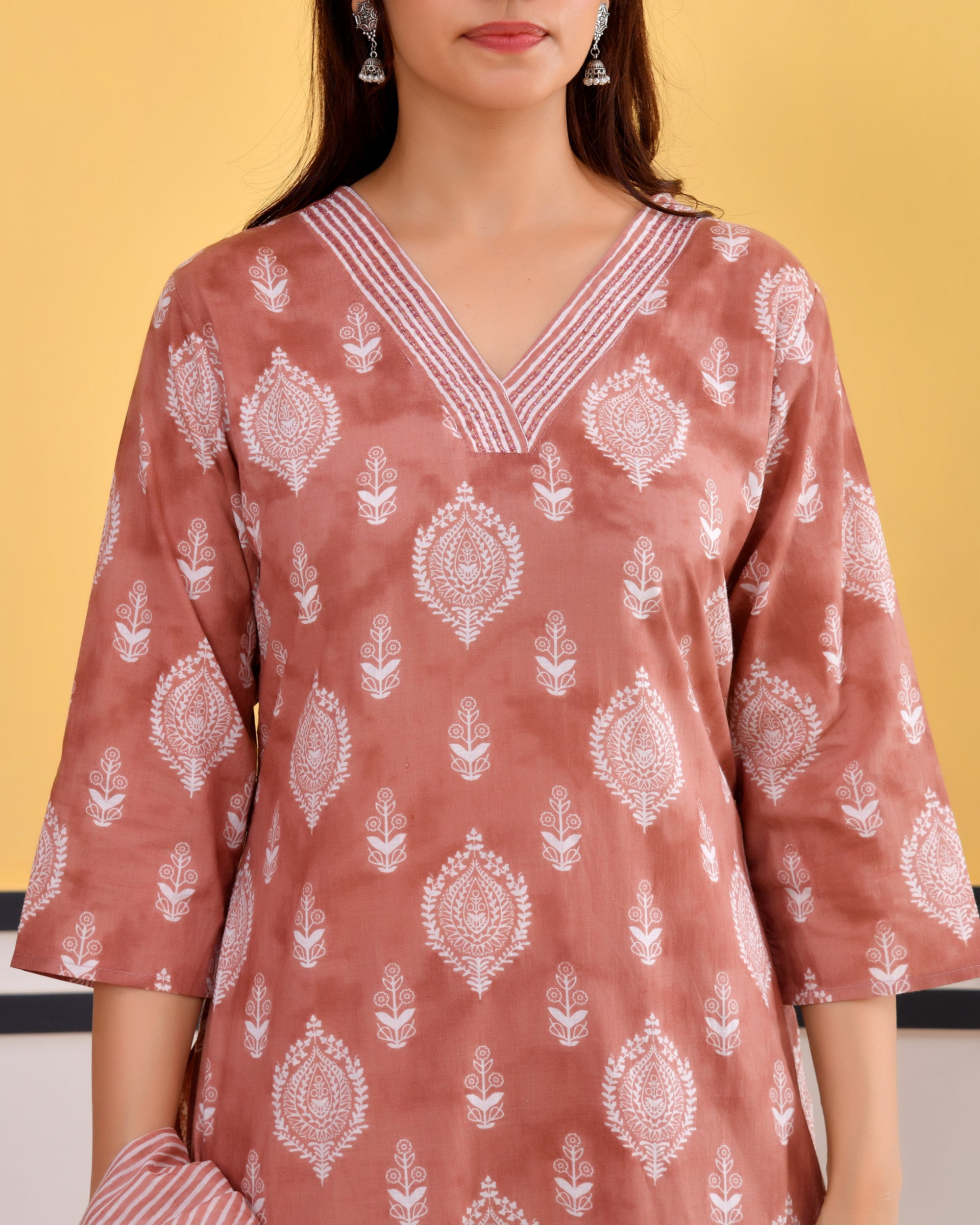 Chhaap Cotton Kurta Set