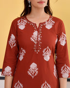 Kiran Cotton Kurta Set