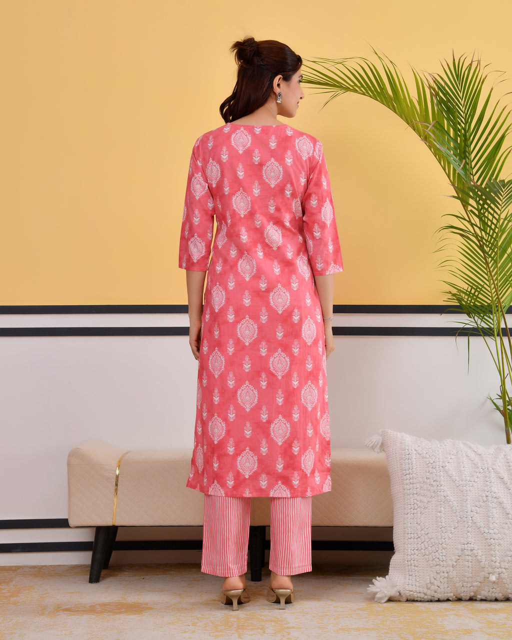 Rangrez Hand Block Printed Cotton Kurti