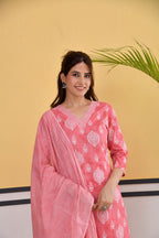 Chhaap Cotton Kurta Set