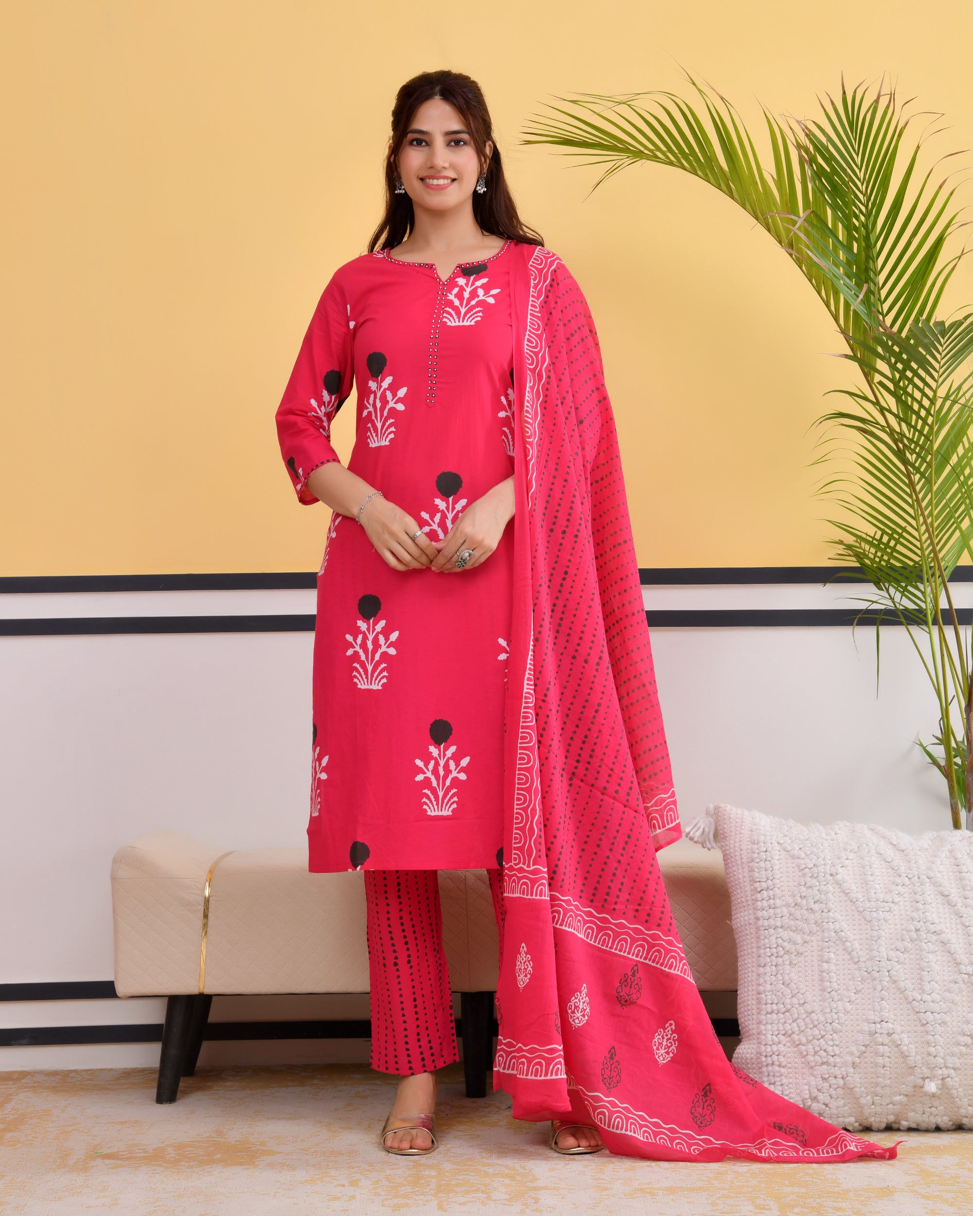 Arunya Cotton Kurta Set