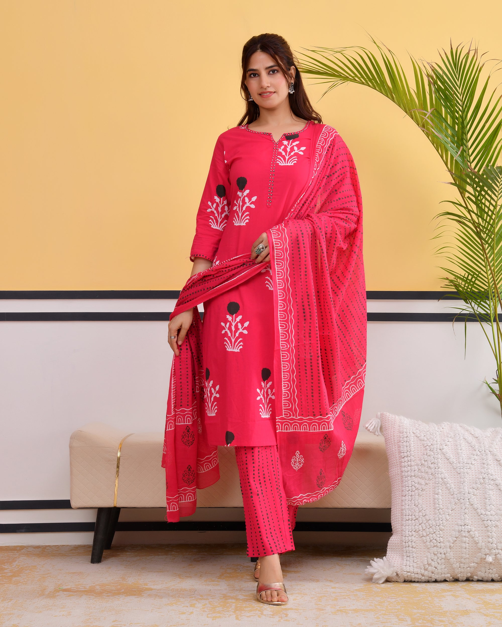 Arunya Cotton Kurta Set