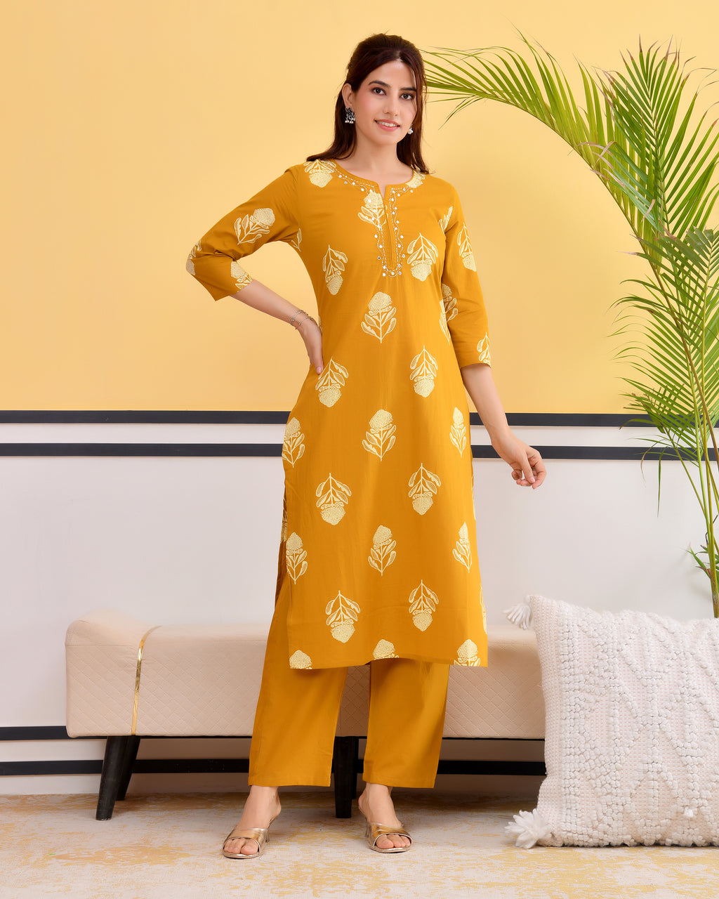 Kiran Cotton Kurta Set