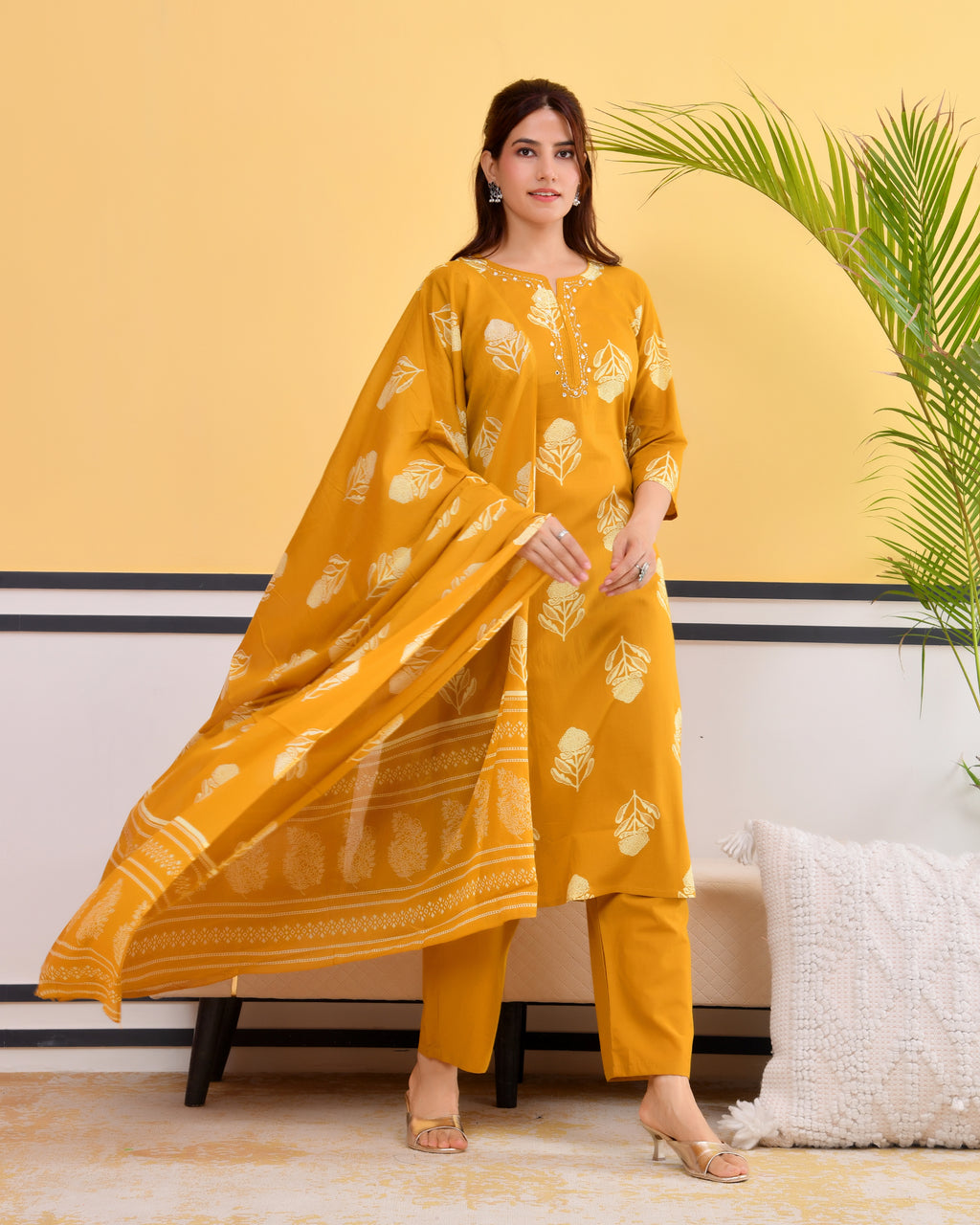 Kiran Cotton Kurta Set