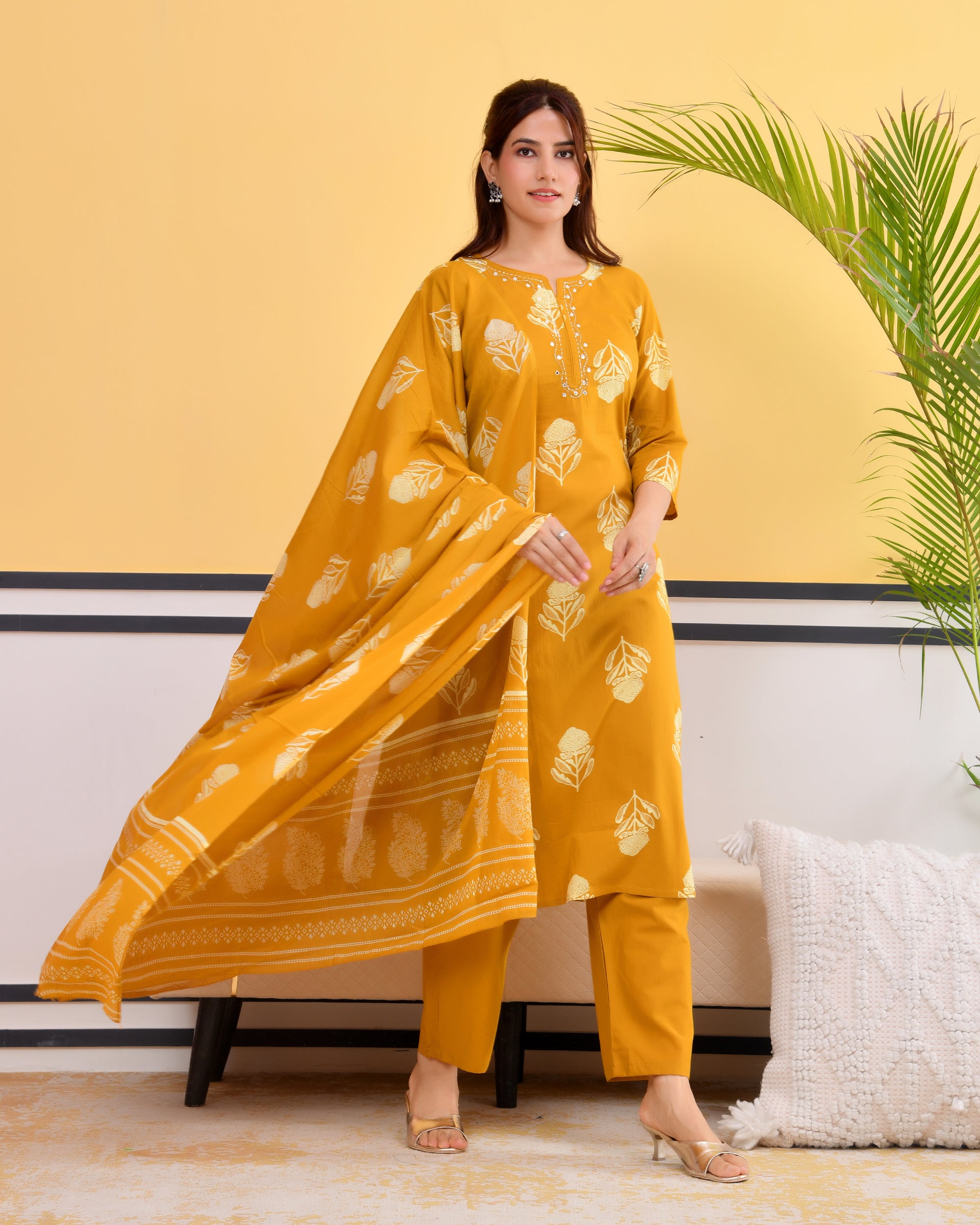 Kiran Cotton Kurta Set