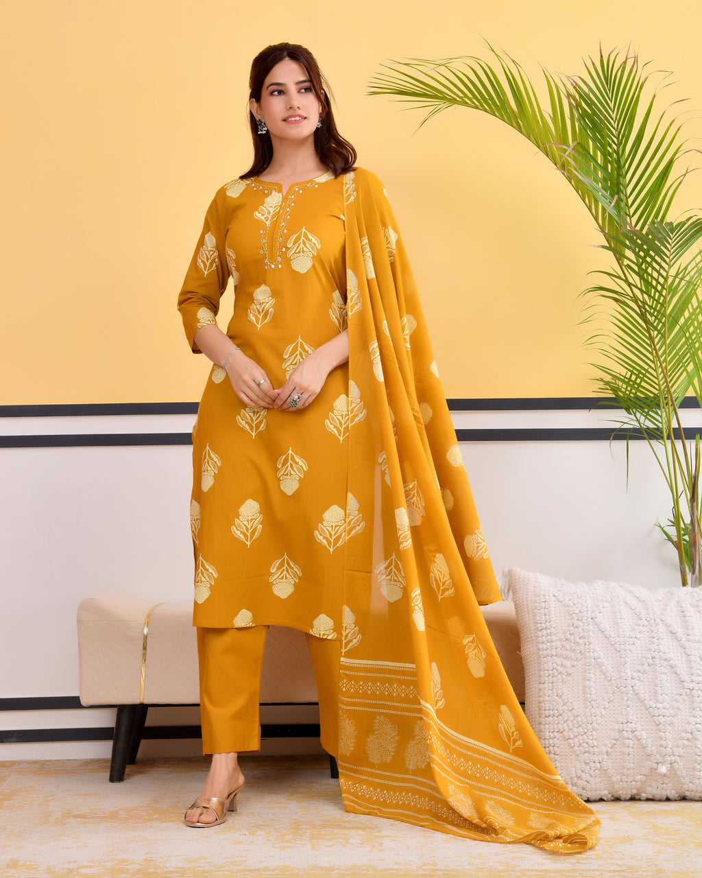 Kiran Cotton Kurta Set