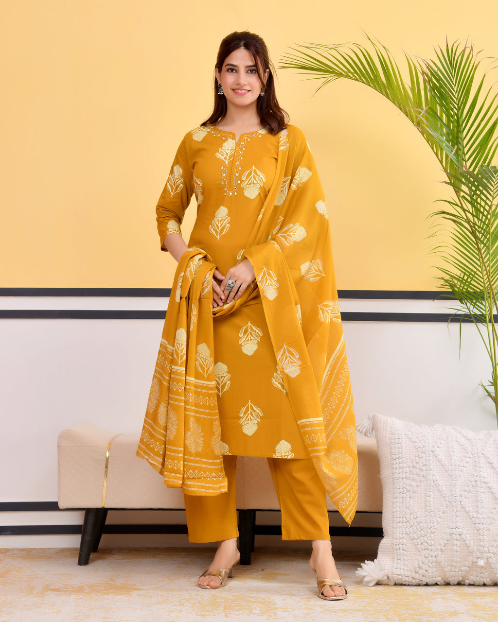 Kiran Cotton Kurta Set