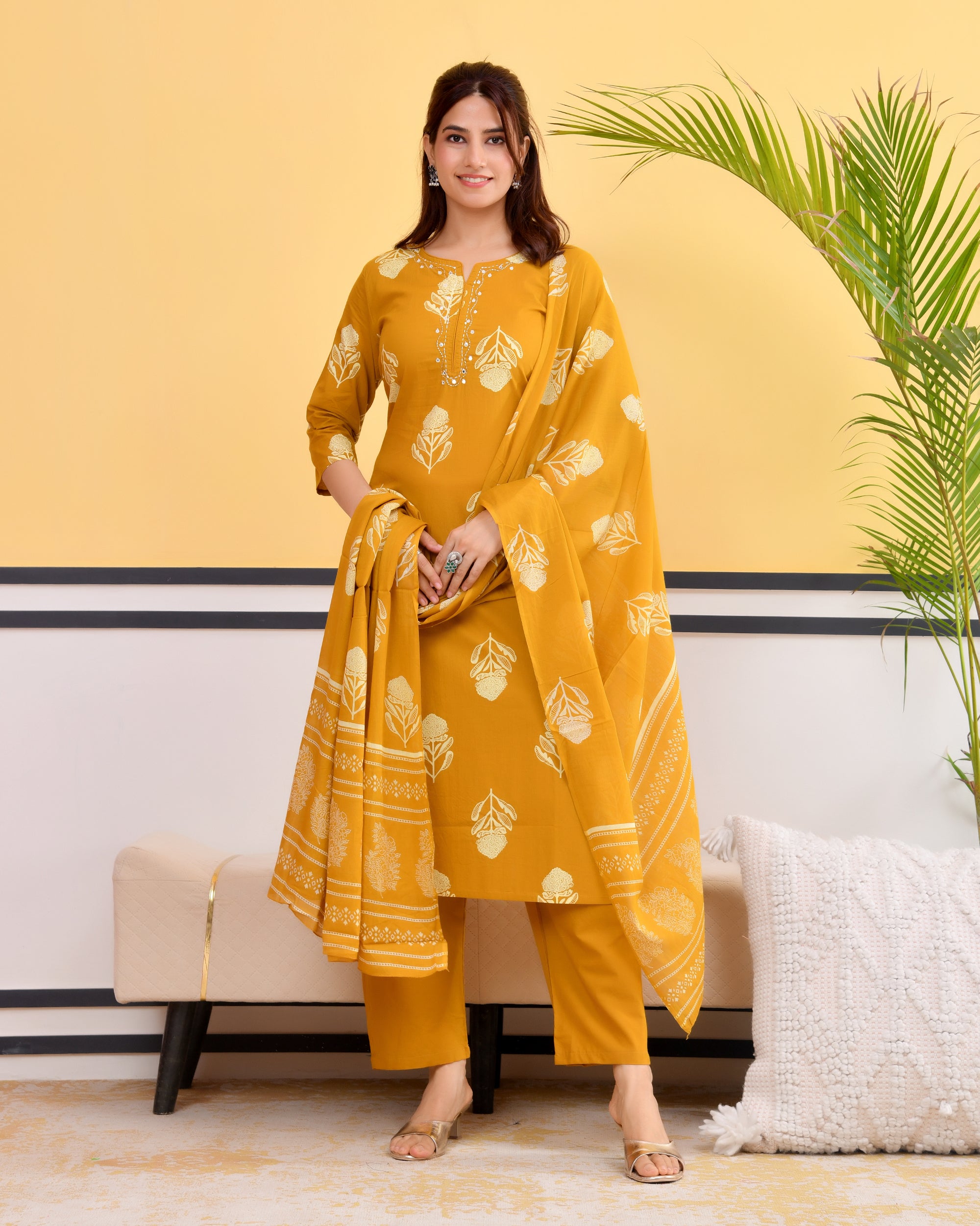 Kiran Cotton Kurta Set