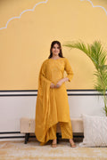 Kanak Bandhej Cotton Kurta Set