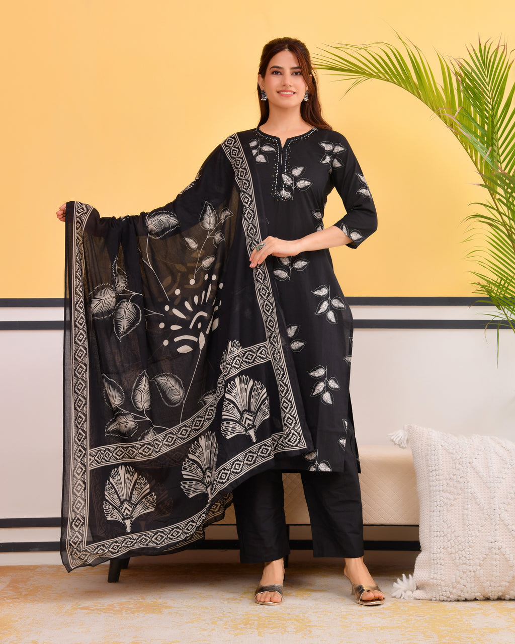 Pallavi Cotton Kurta Set