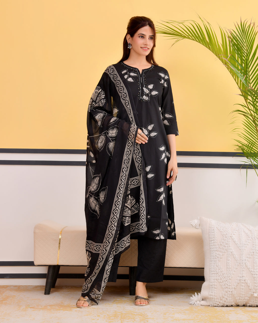 Pallavi Cotton Kurta Set