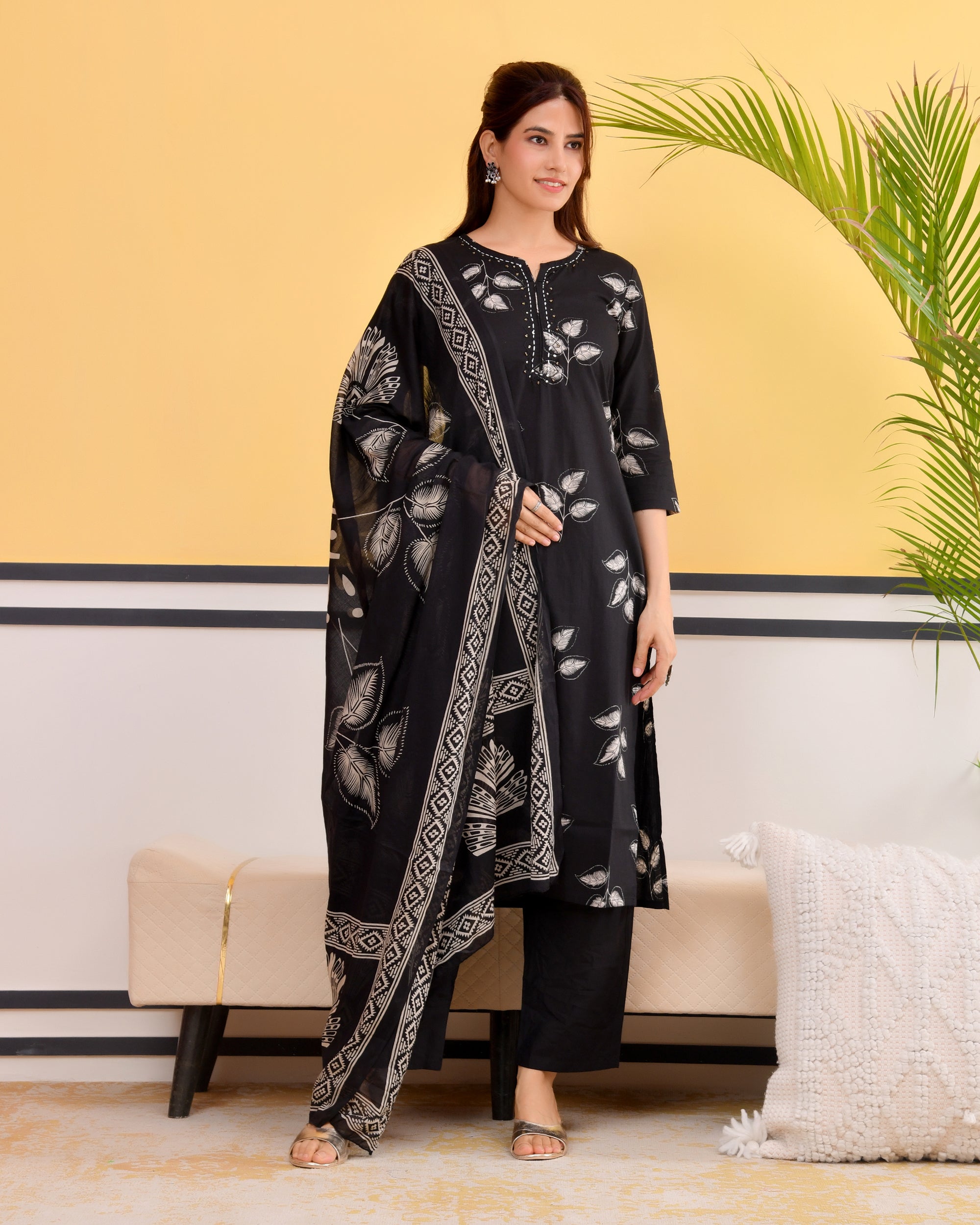 Pallavi Cotton Kurta Set