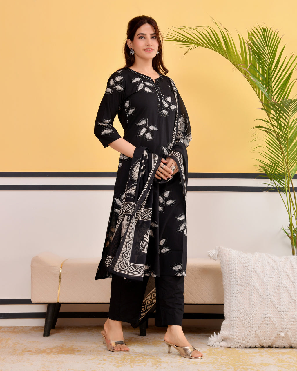Pallavi Cotton Kurta Set