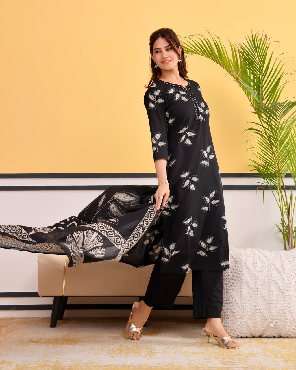 Pallavi Cotton Kurta Set