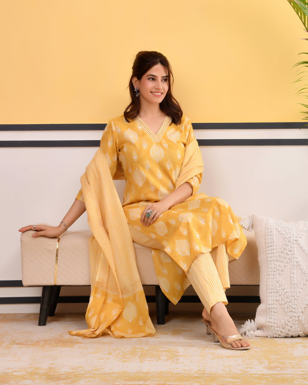 Chhaap Cotton Kurta Set