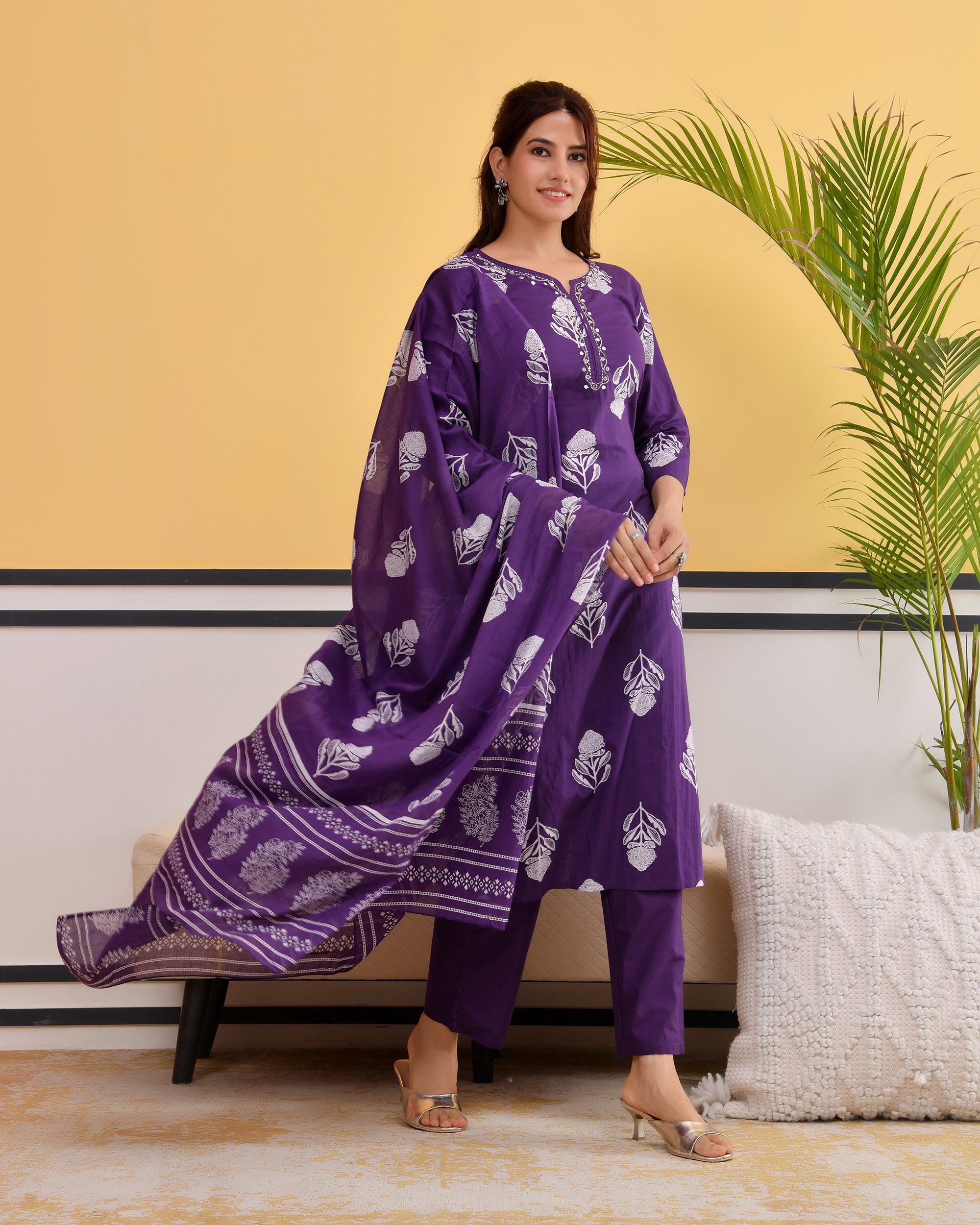 Kiran Cotton Kurta Set