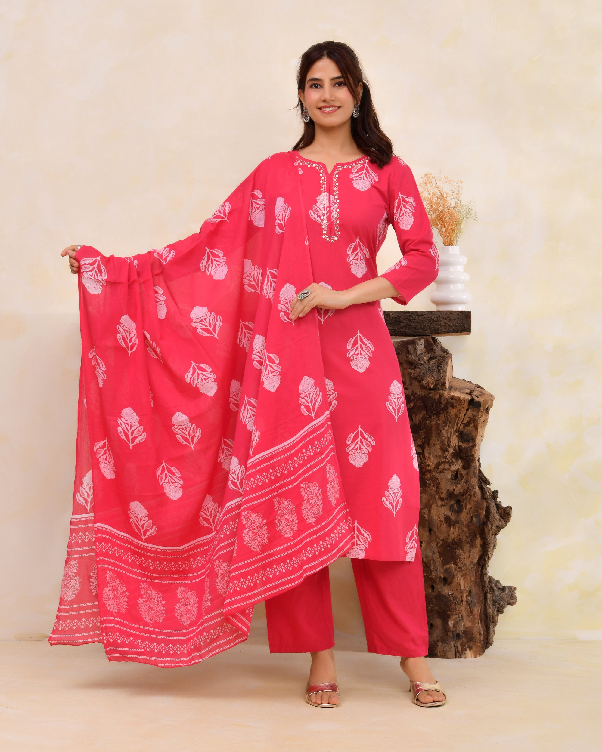 Kiran Cotton Kurta Set
