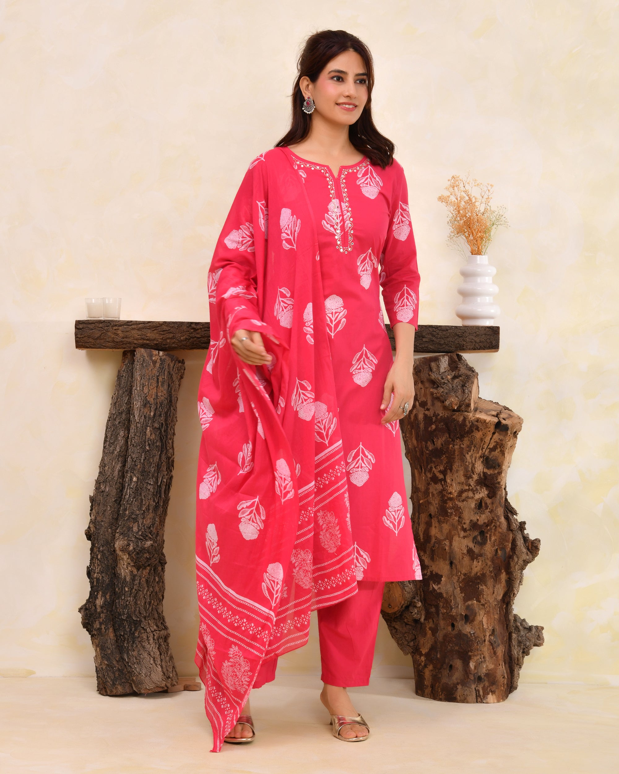 Kiran Cotton Kurta Set
