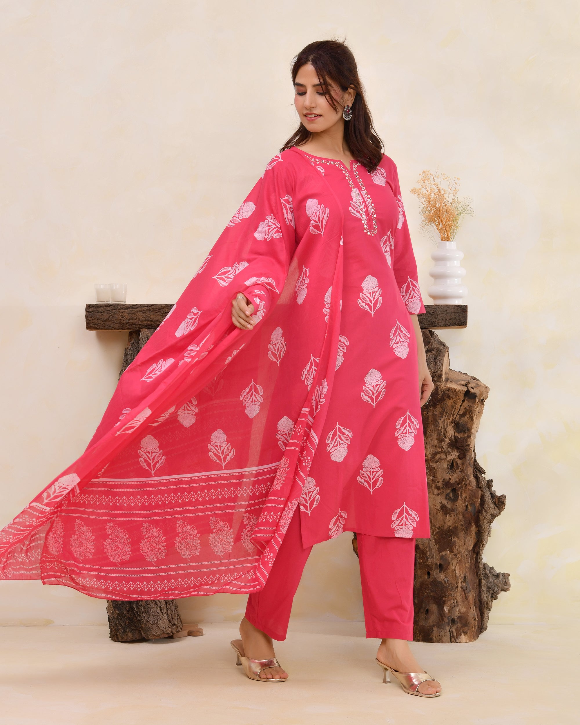 Kiran Cotton Kurta Set