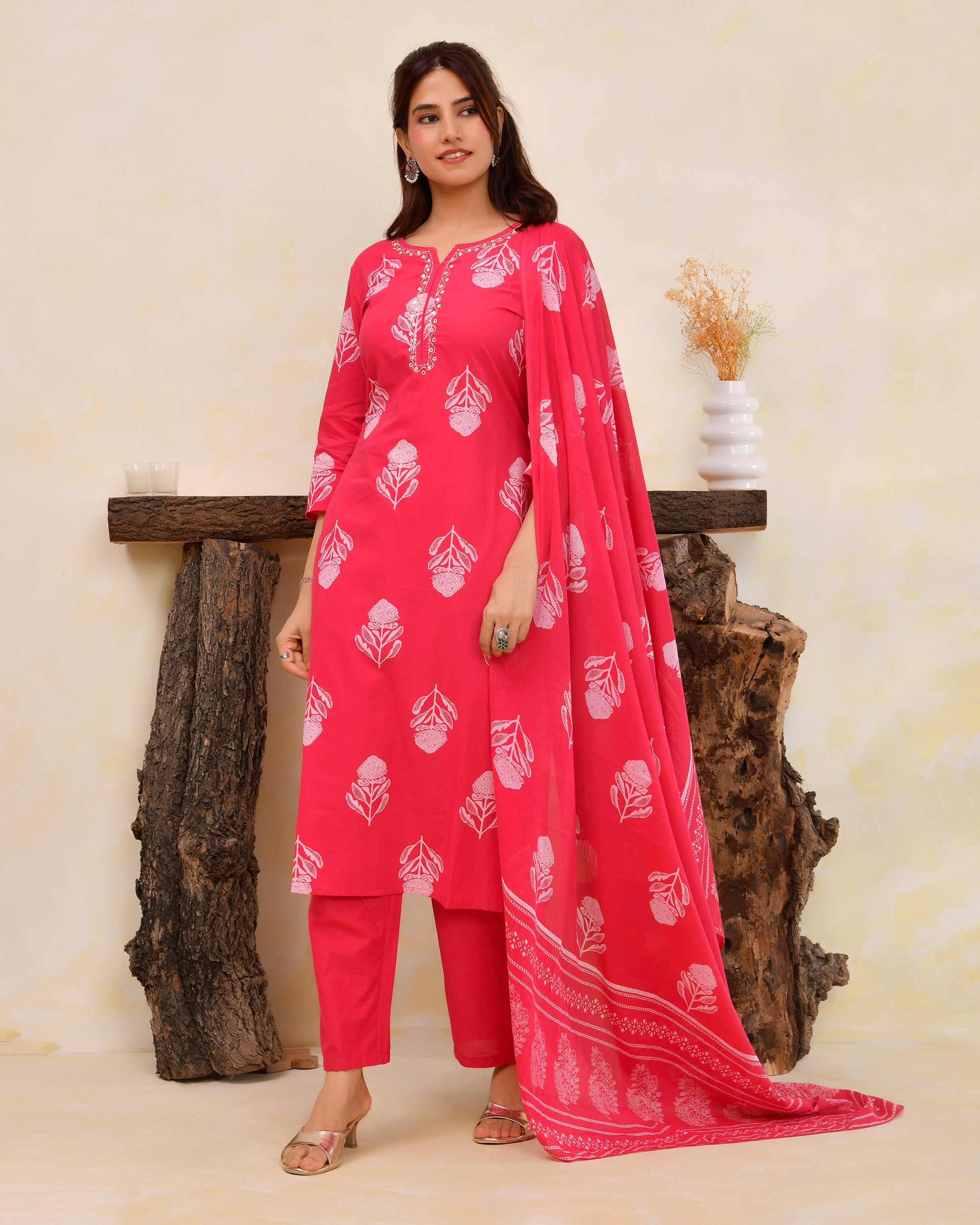 Kiran Cotton Kurta Set