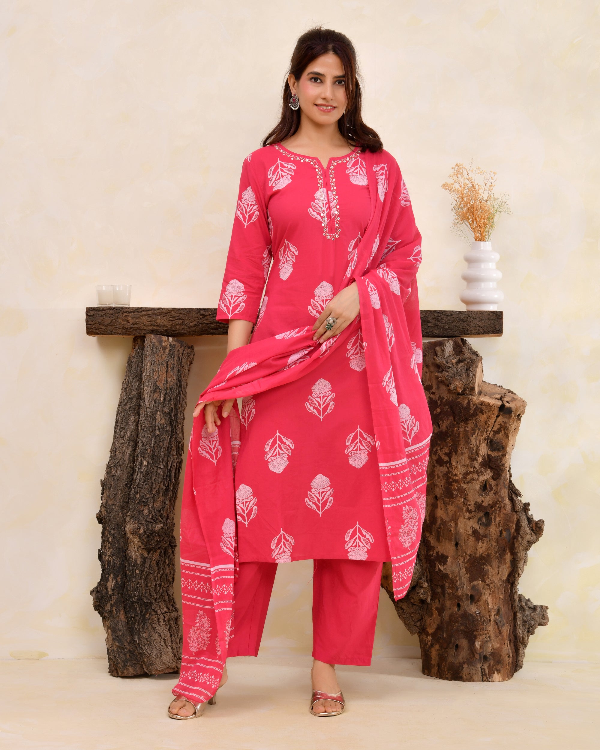 Kiran Cotton Kurta Set