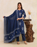Arunya Cotton Kurta Set