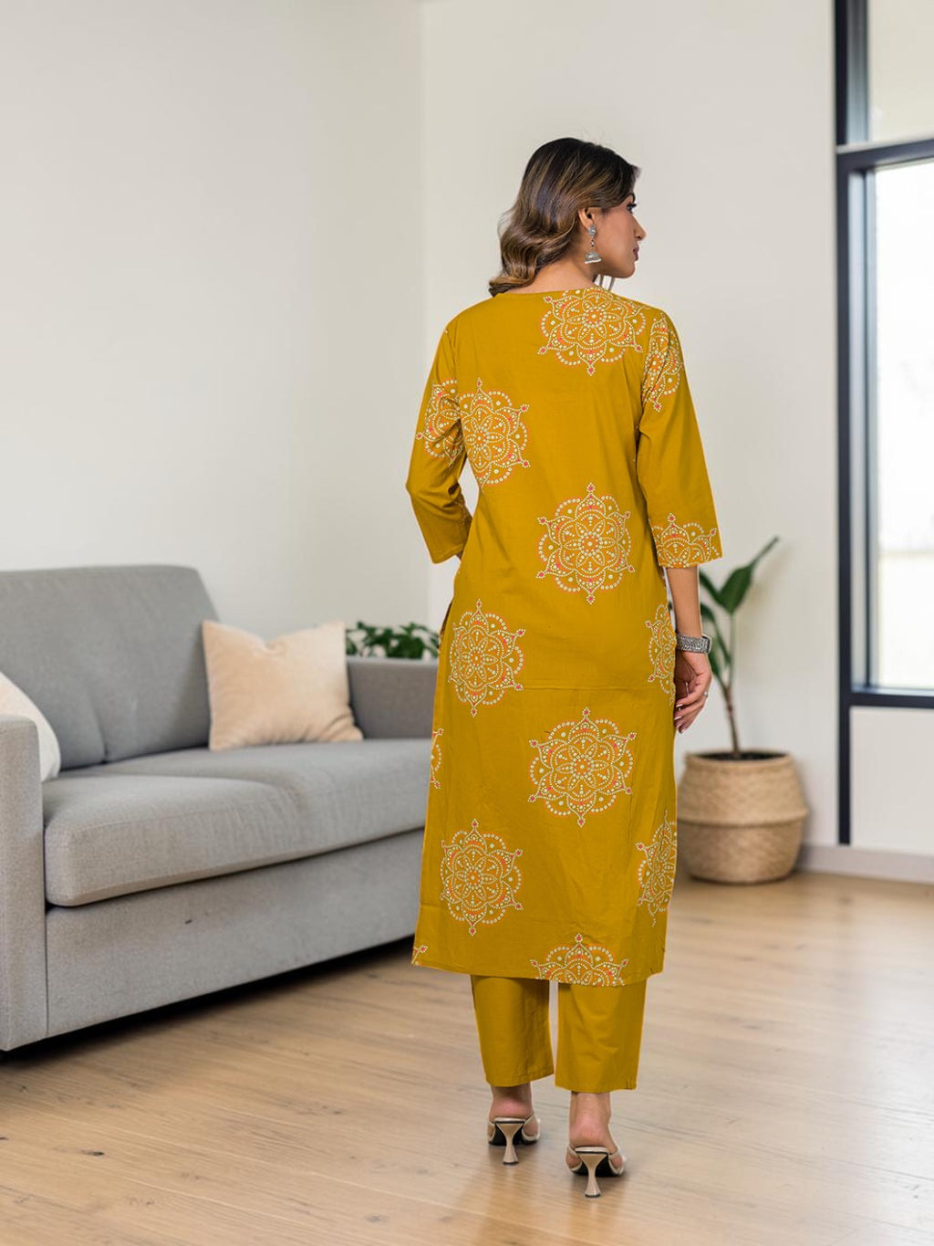 Leher Cotton Kurta Set