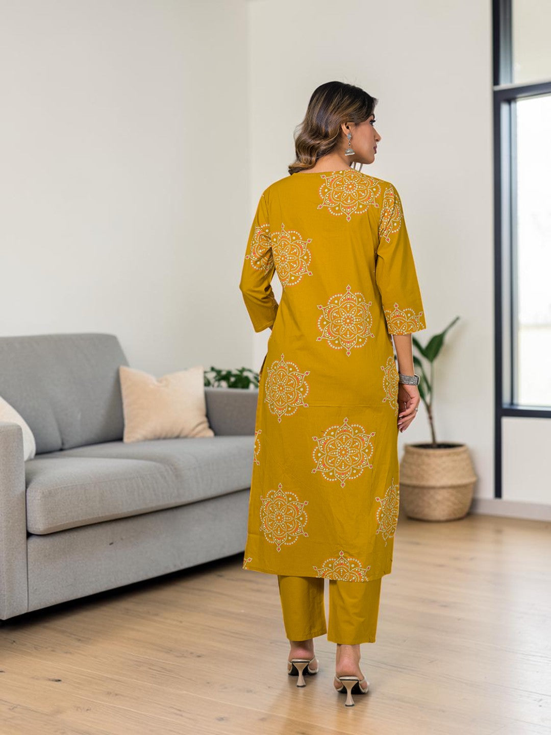 Leher Cotton Kurta Set