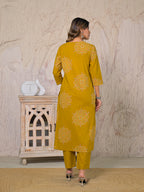 Leher Cotton Kurta Set