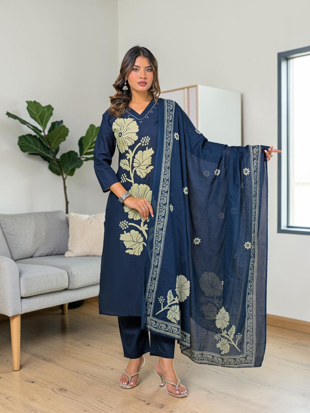 Aabha Cotton Kurta Set