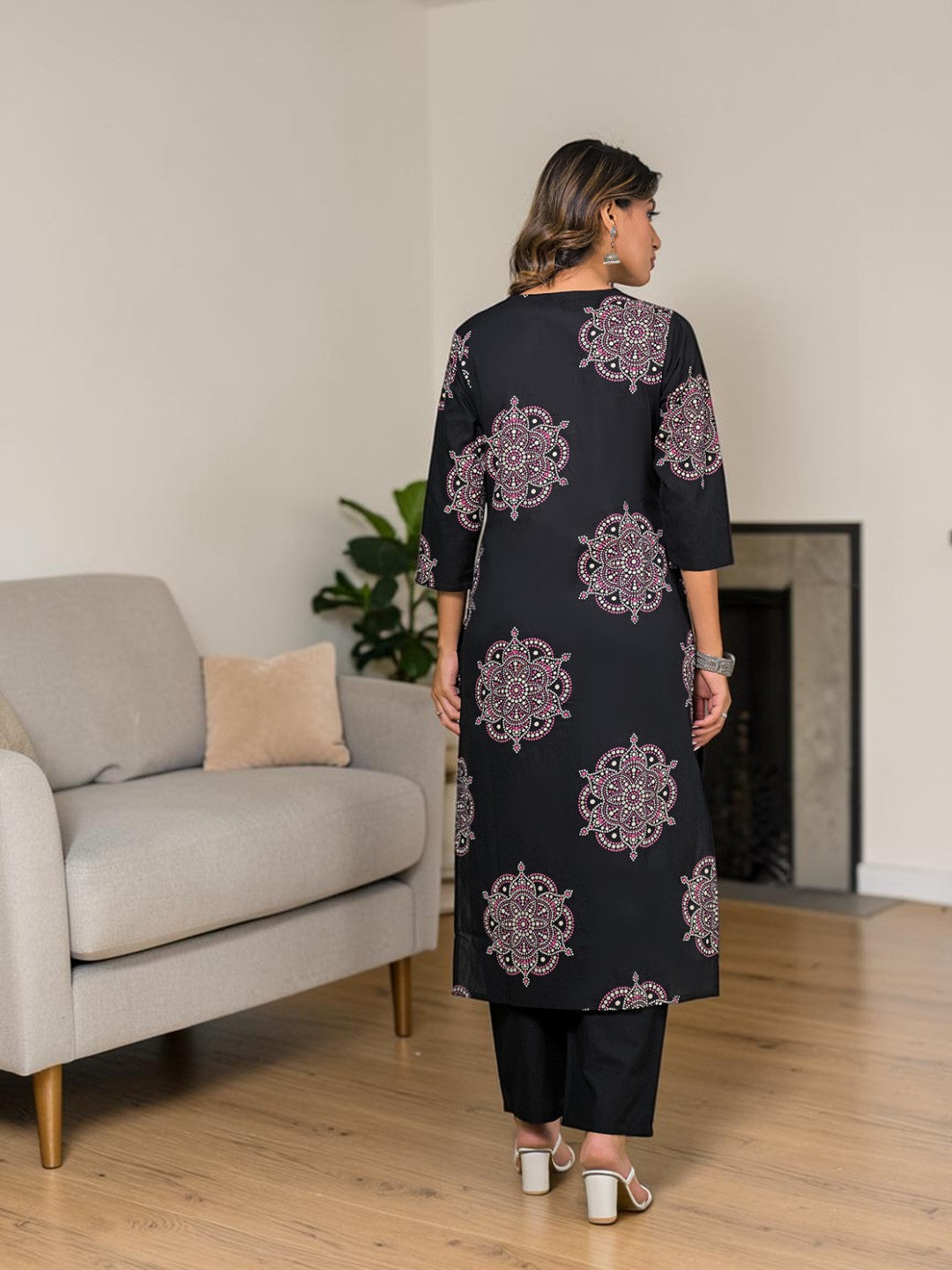Leher Cotton Kurta Set
