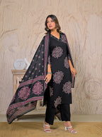 Leher Cotton Kurta Set