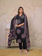 Leher Cotton Kurta Set
