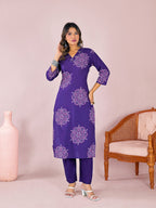 Leher Cotton Kurta Set