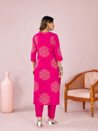 Leher Cotton Kurta Set
