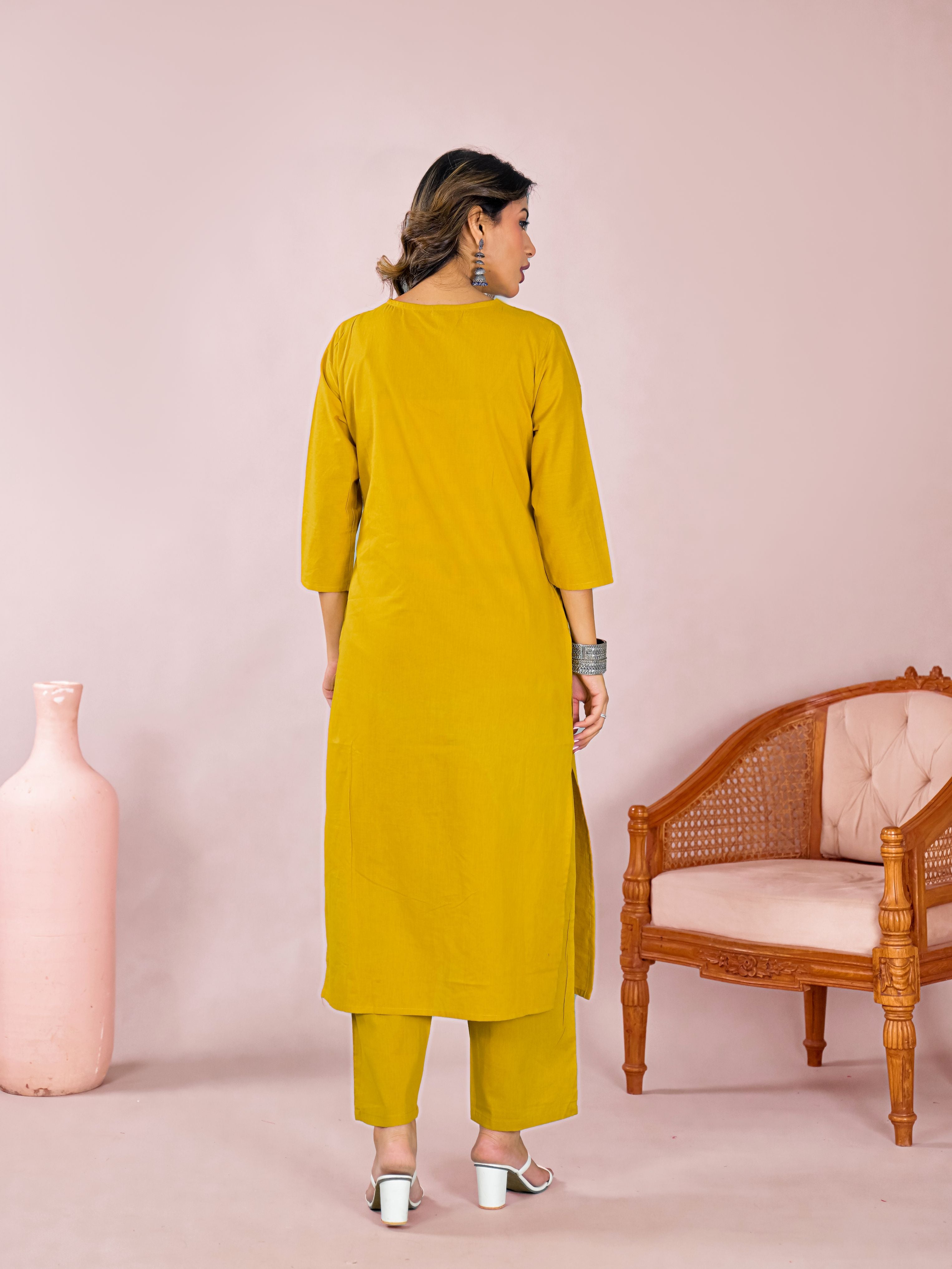 Aabha Cotton Kurta Set
