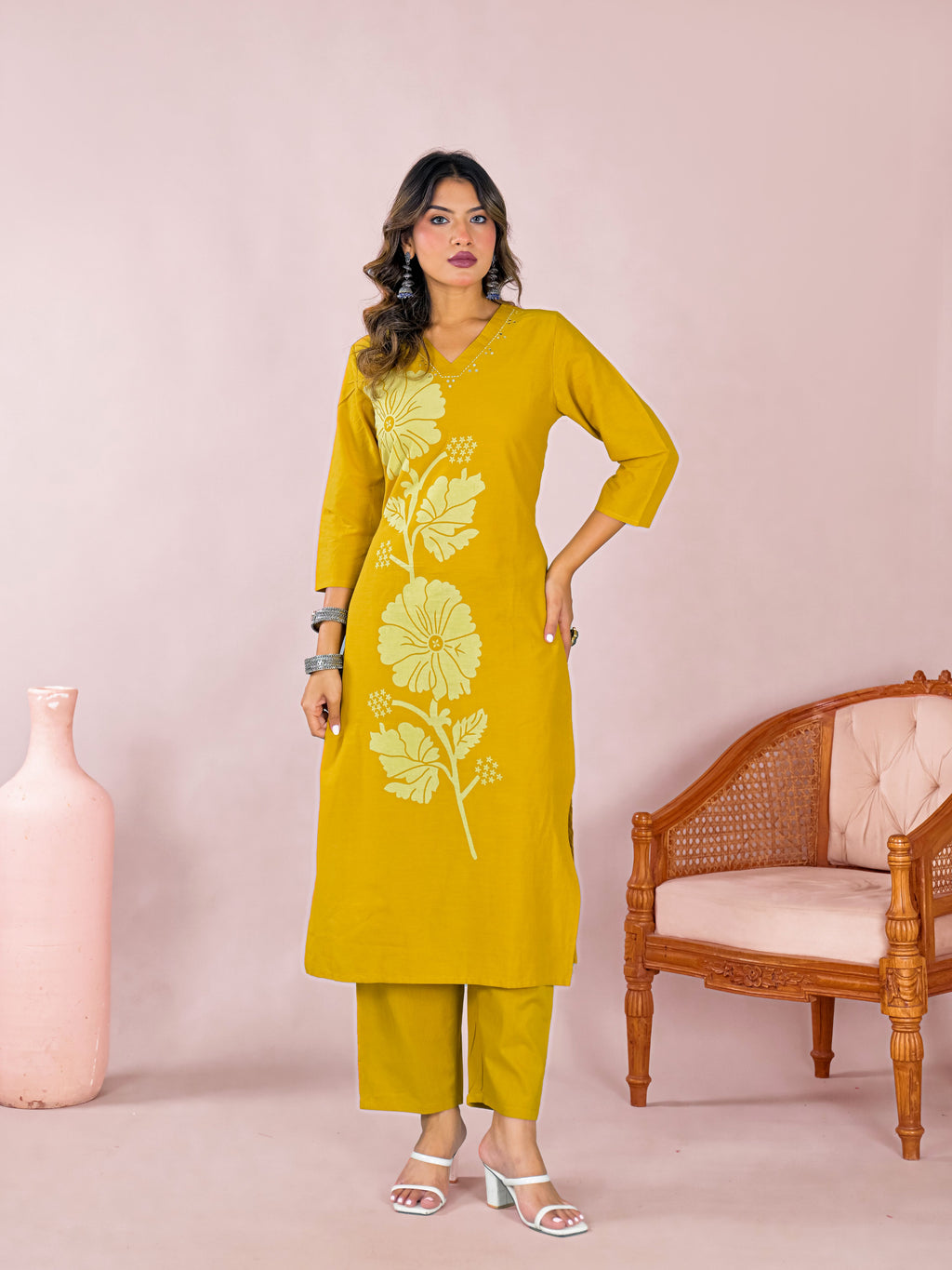 Aabha Cotton Kurta Set