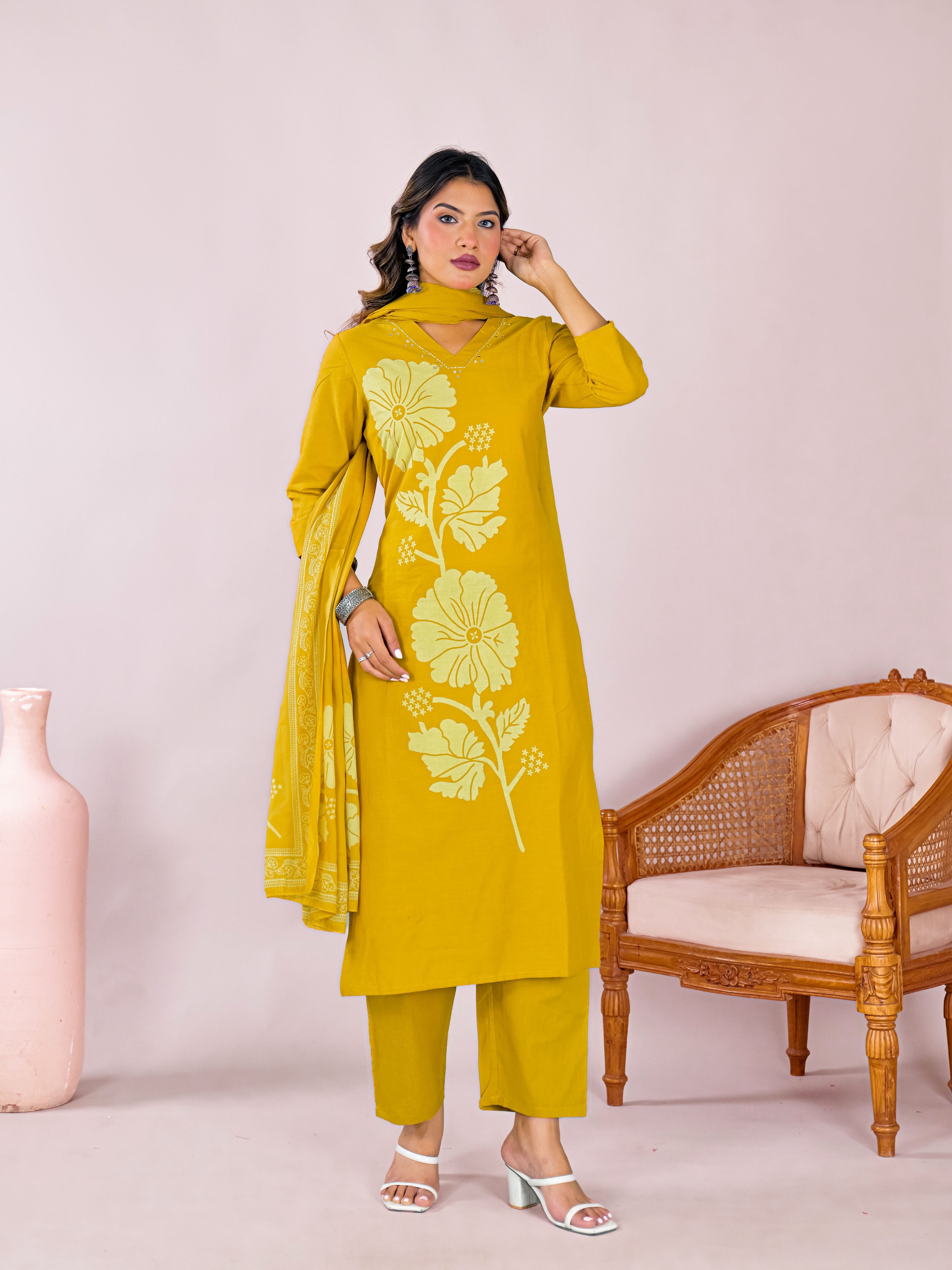 Aabha Cotton Kurta Set