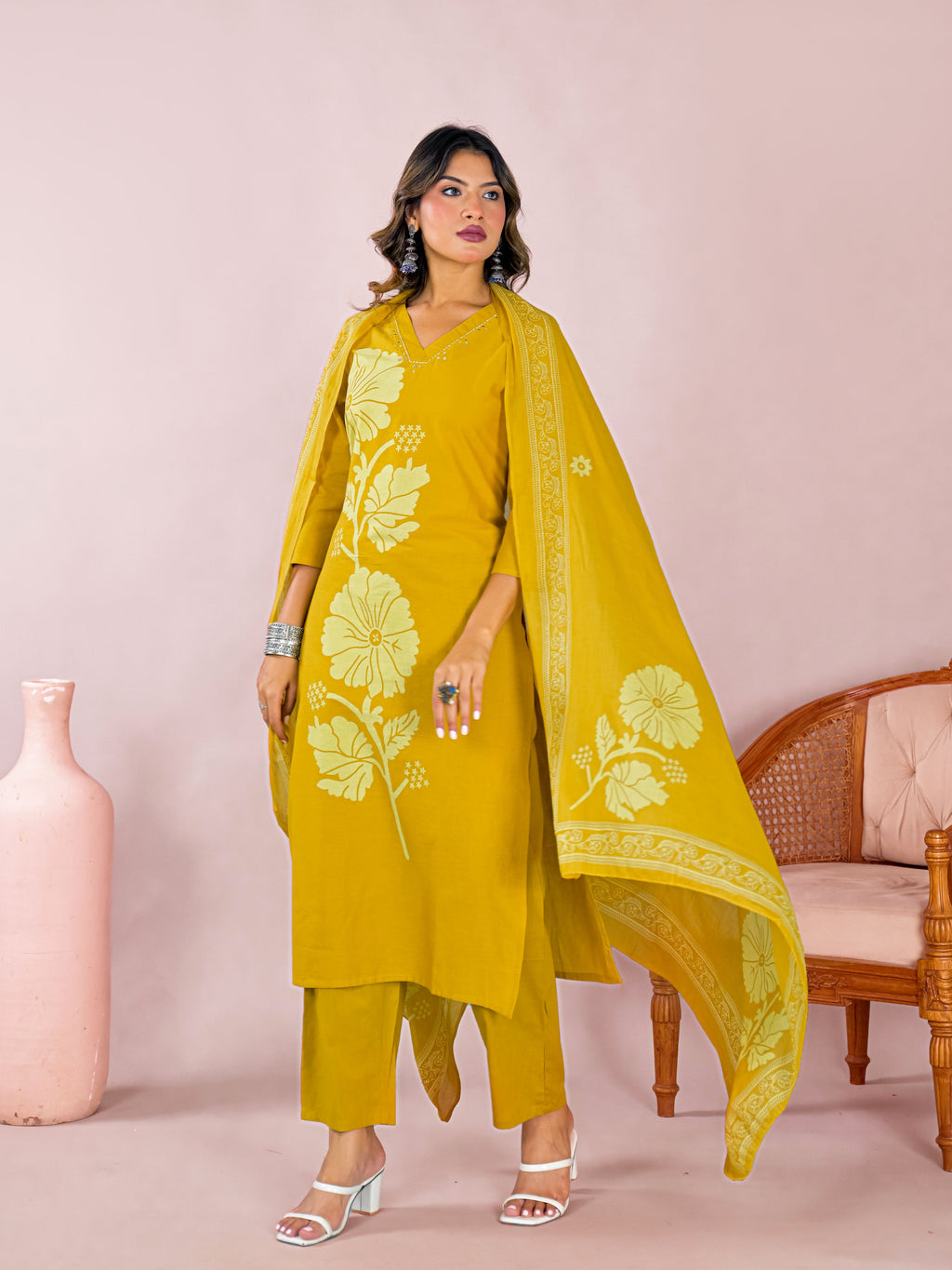 Aabha Cotton Kurta Set