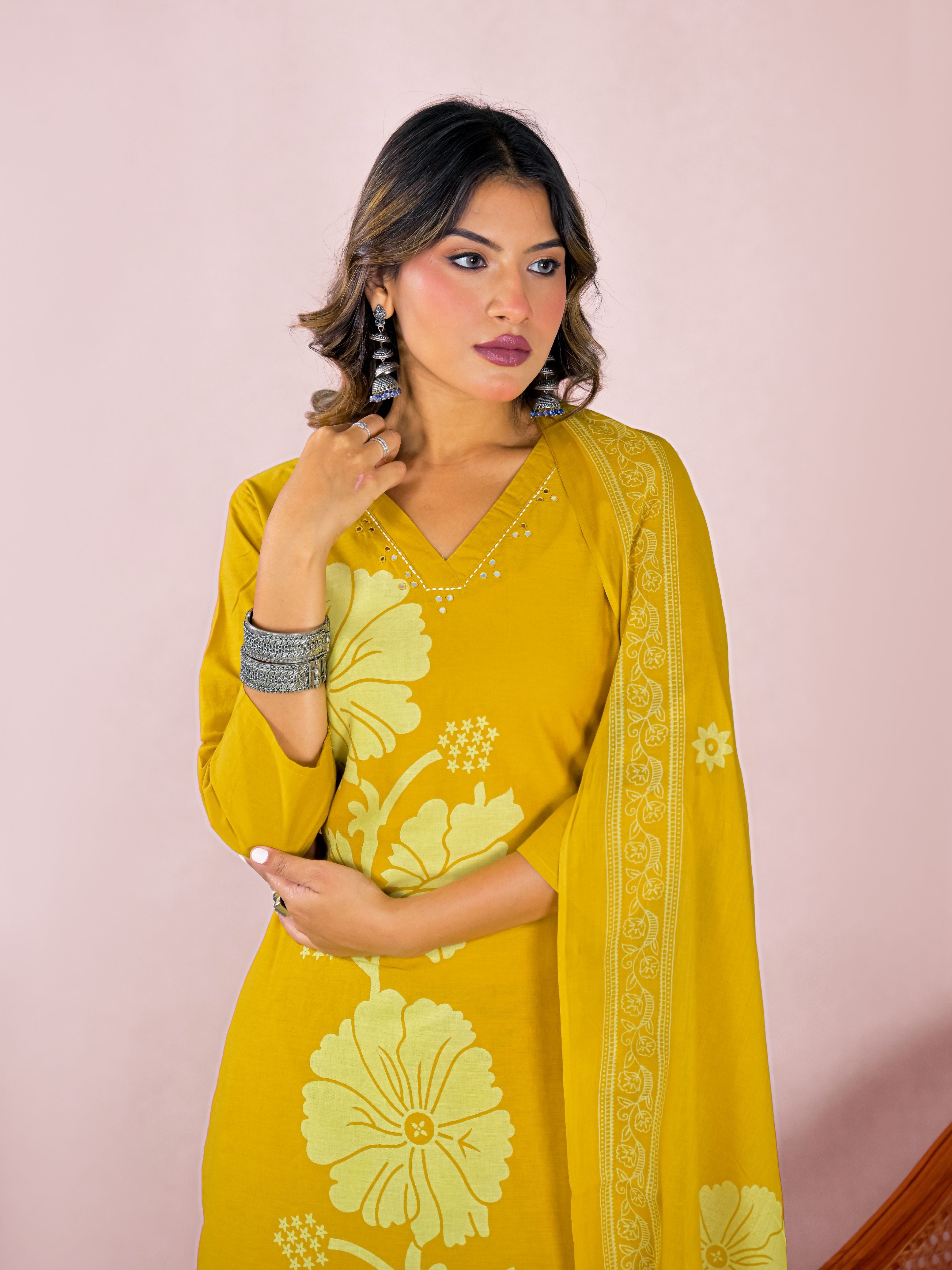 Aabha Cotton Kurta Set